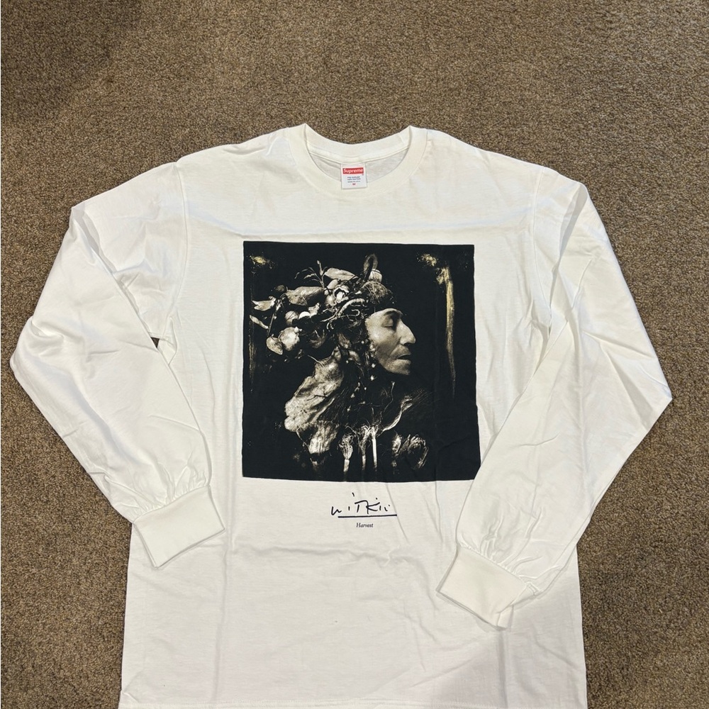 Brand new, supreme, Joel peter harvest long sleeve white tee